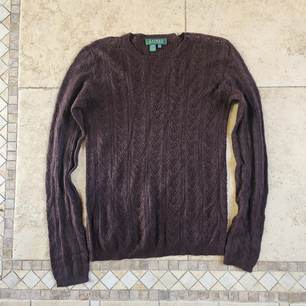 Lauren Ralph Lauren Brown Sweater